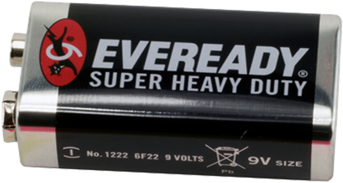 K010a0025 9v Battery - 9v Battery Png, Transparent Png PNG with transparent background