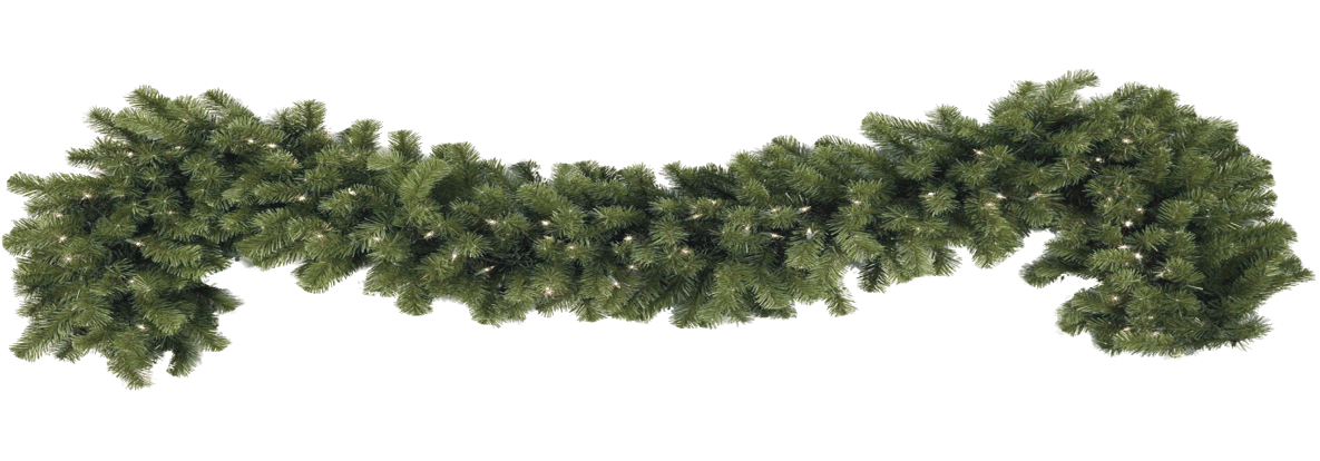 Garland Download Transparent Png Image - Christmas Garland Pine Png, Png Download PNG with transparent background