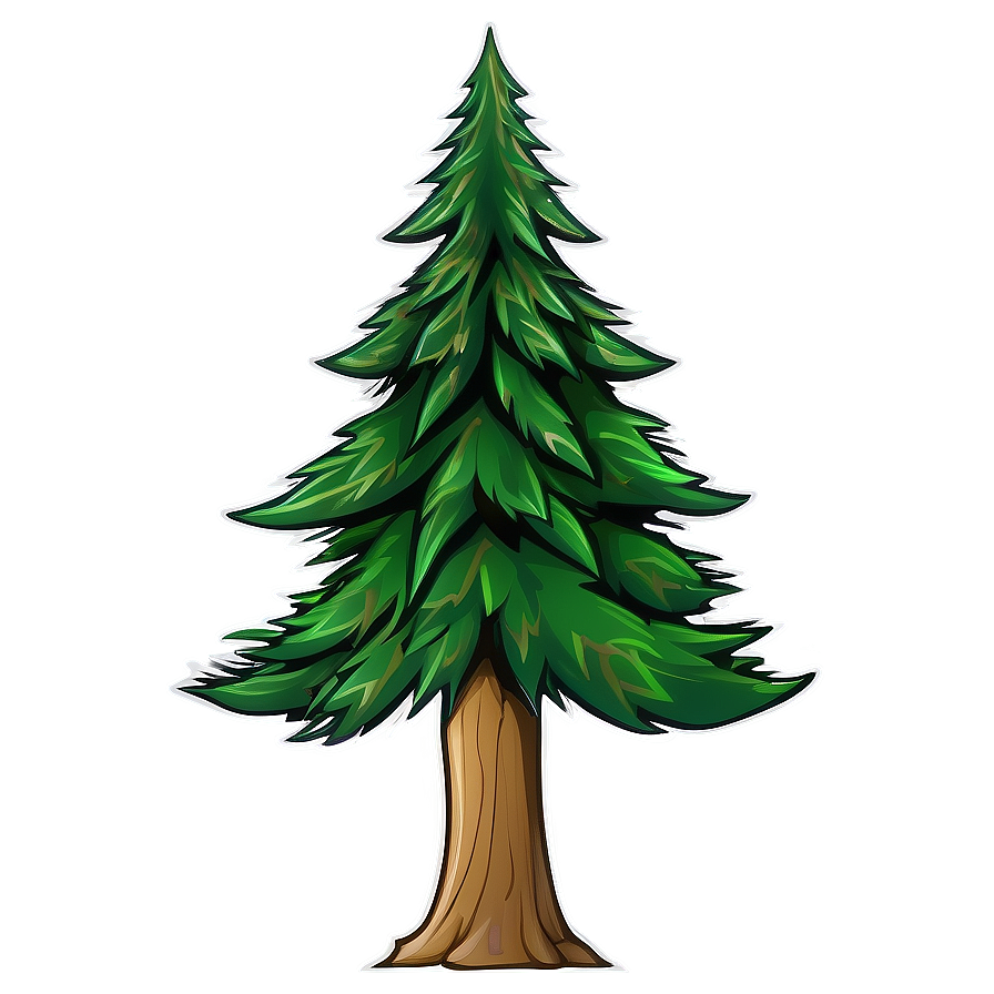 Evergreen Tree Clipart Png 62