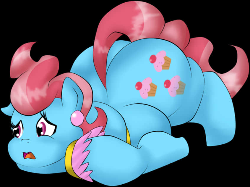 Evil Clipart Cupcake - My Little Pony Thick, HD Png Download PNG with transparent background