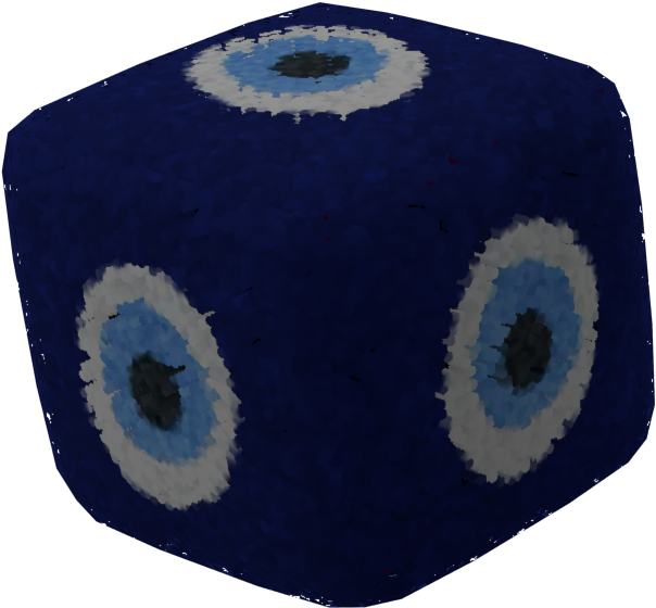 Evil Eye Dice3 D Model