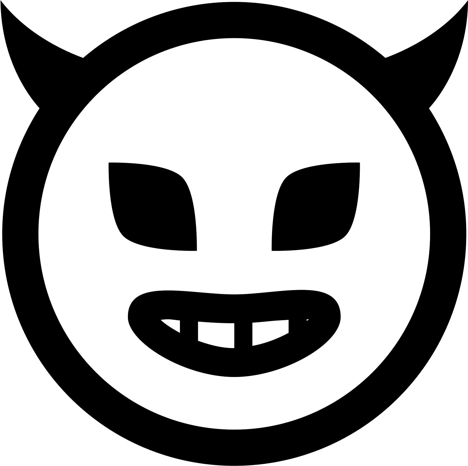 This Icon Is A Round Face That Is Evil - Evil Transparent Background, HD Png Download PNG with transparent background