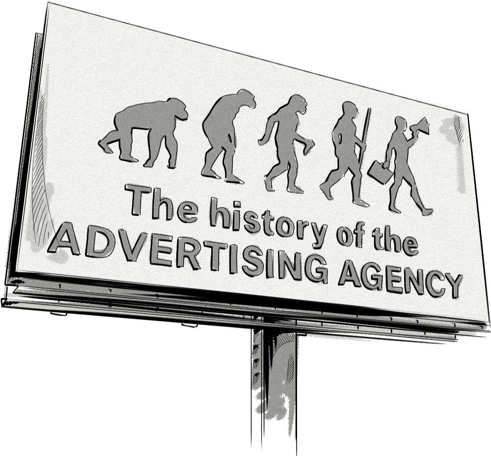 The History Of The Advertising Agency - History Of Advertising Agency, HD Png Download PNG with transparent background