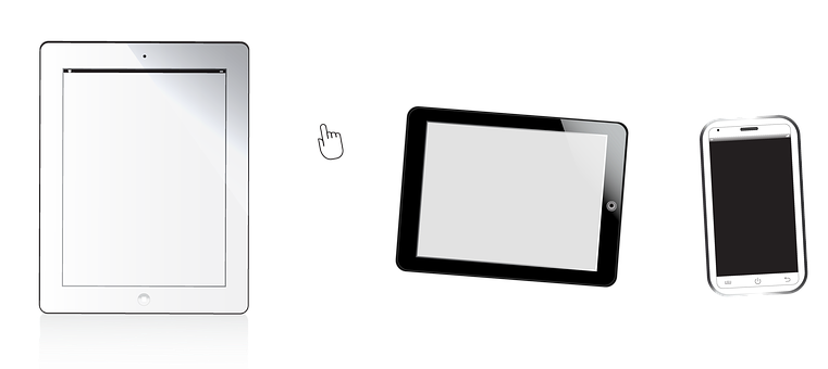 Evolutionof Mobile Devices PNG with transparent background