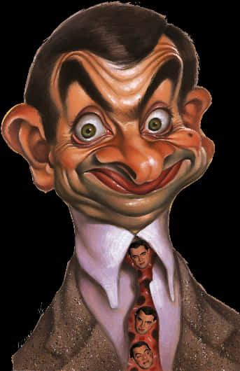 Exaggerated Face Caricature