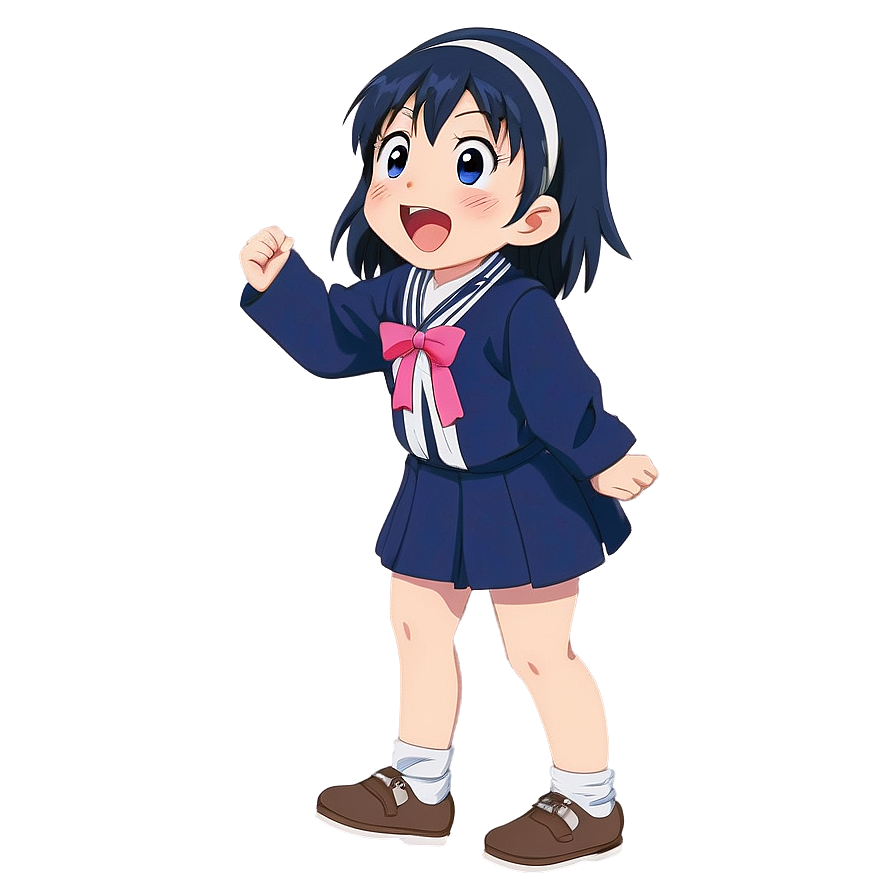 Excited Anime Character Png Mek98