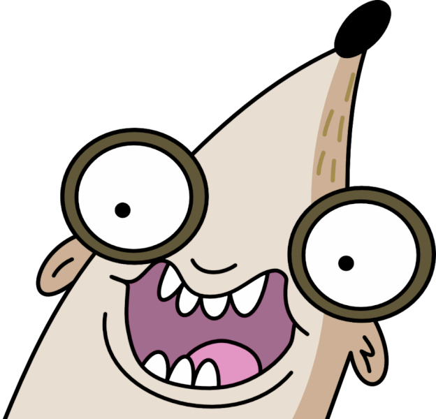 Rigby Png -excited Rigby - Rigby Excited, Transparent Png PNG with transparent background