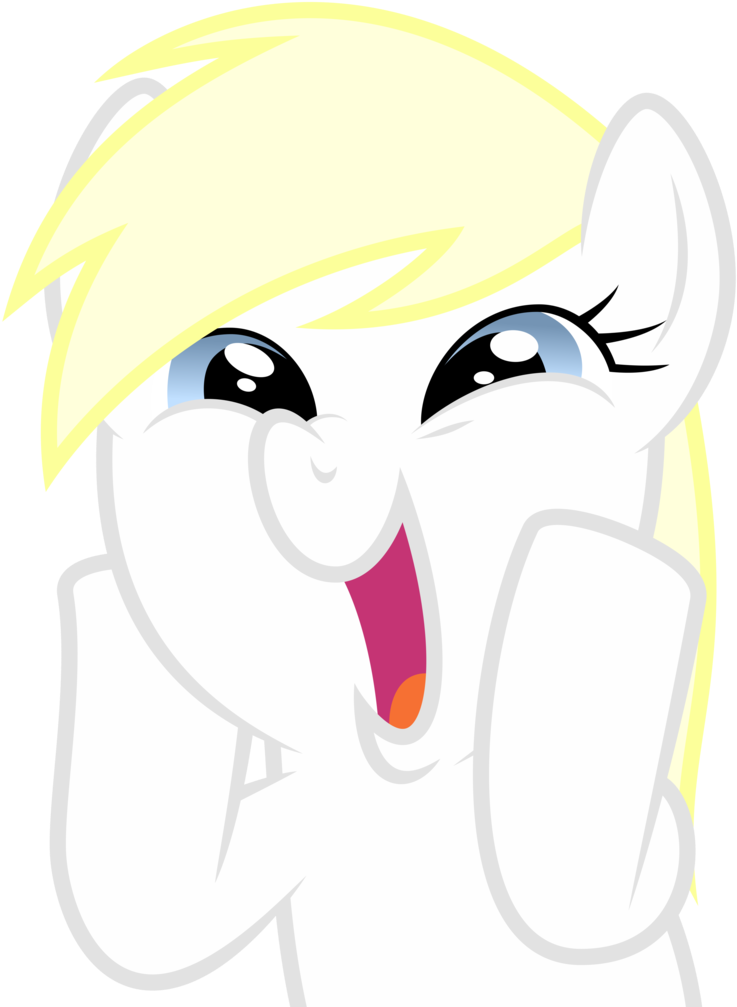 Excited Cartoon Pony