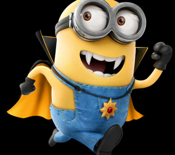 Excited Minion Cape Overalls