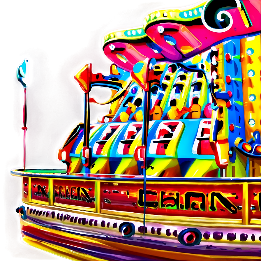 Exciting Carnival Rides Png 79