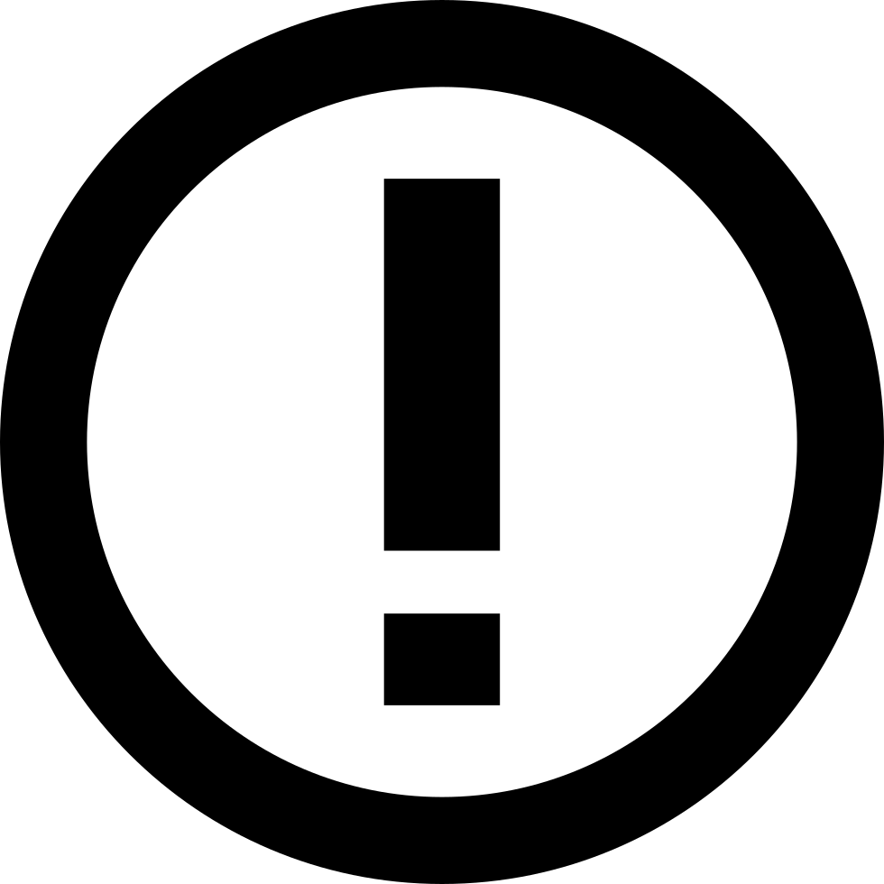 Exclamation Point Inside Circle Outline - Peace Symbol Png, Transparent Png PNG with transparent background