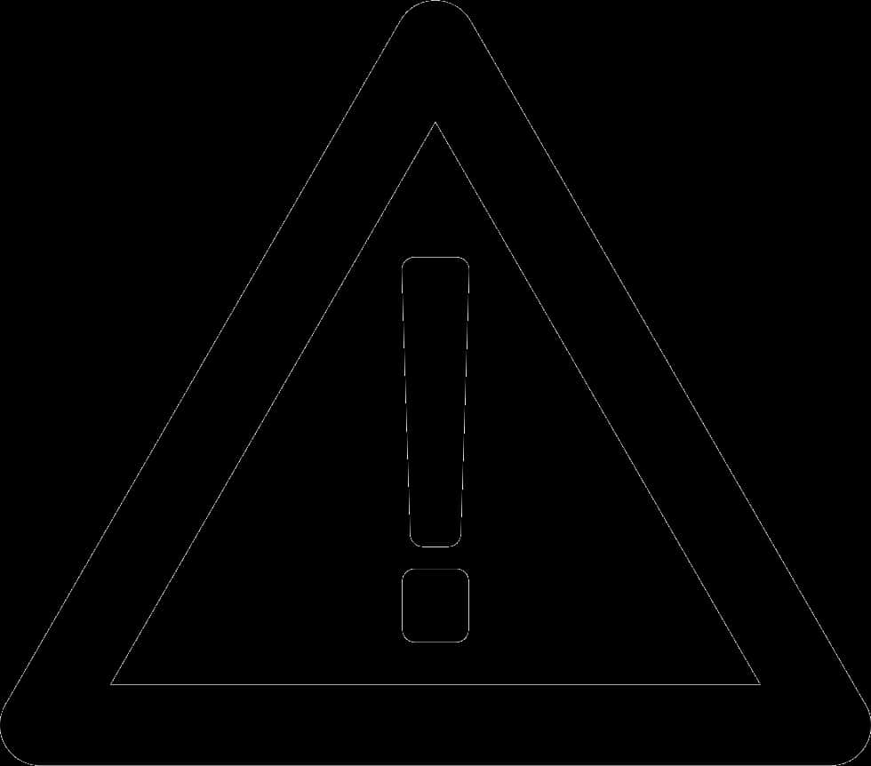Triangular Warning Sign - Transparent Background Warning Icon Png, Png Download PNG with transparent background