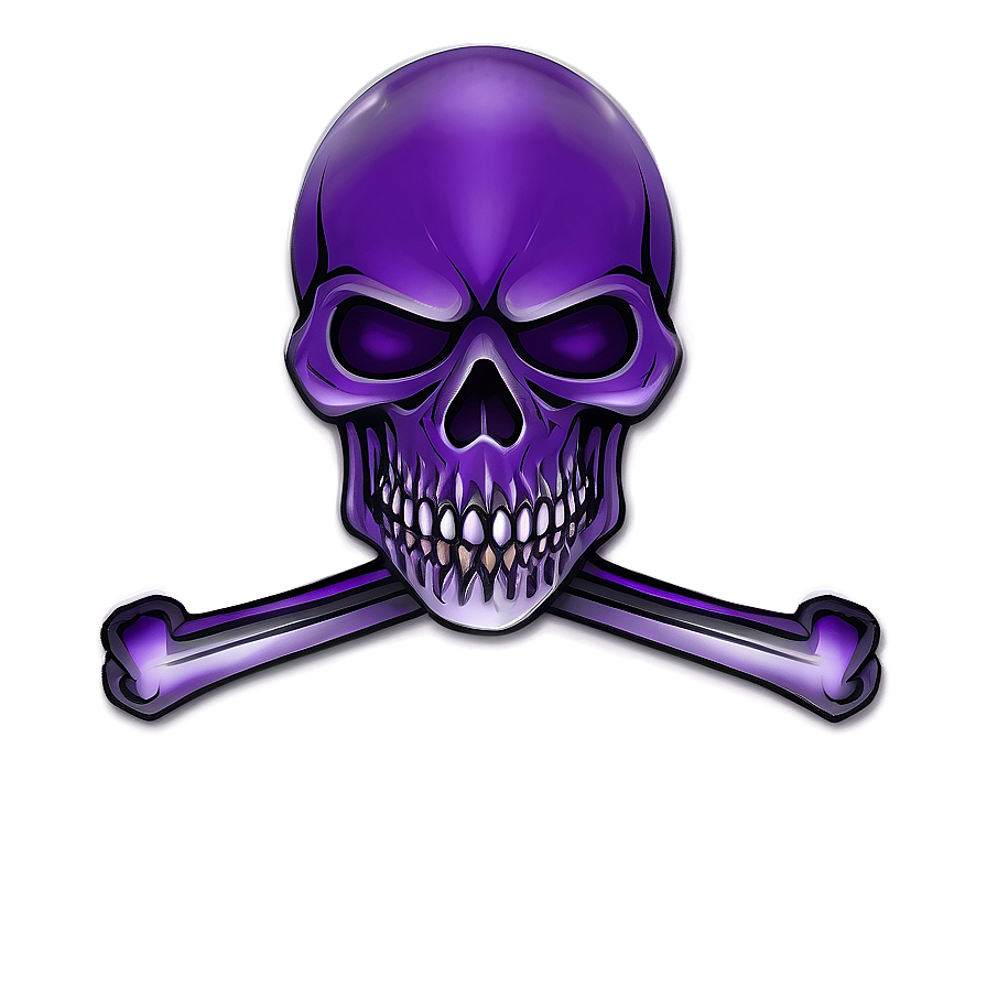 Exclusive Purple Skull Trooper Design Png 47