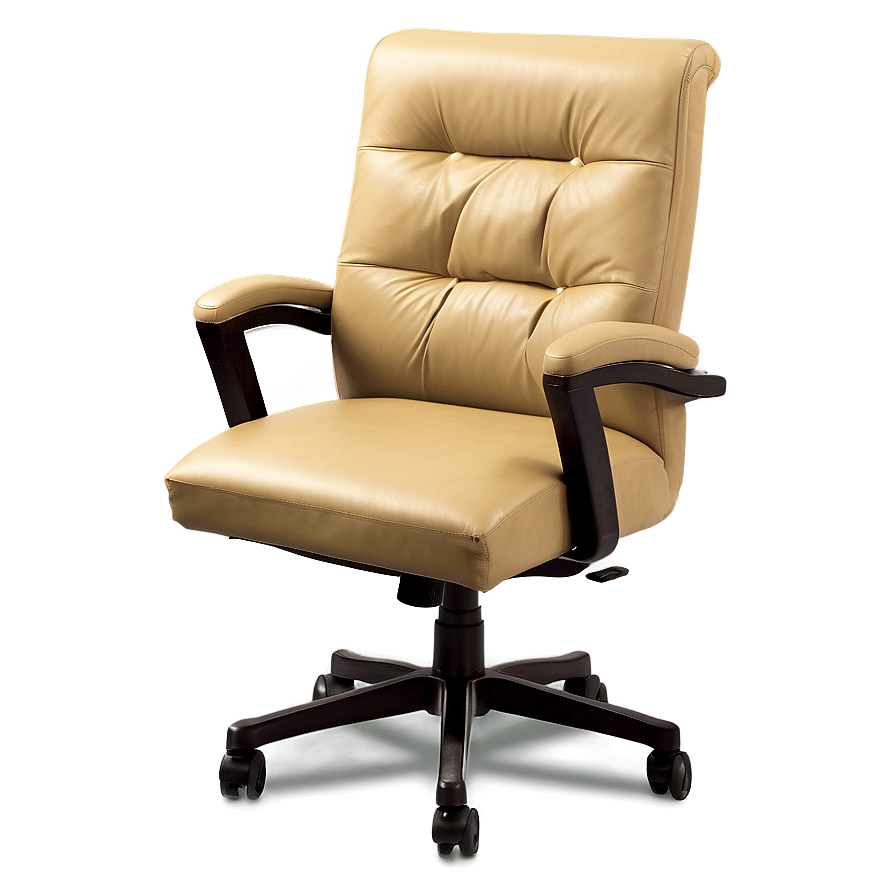 Executive Leather Office Chair PNG wjm55 PNG with transparent background