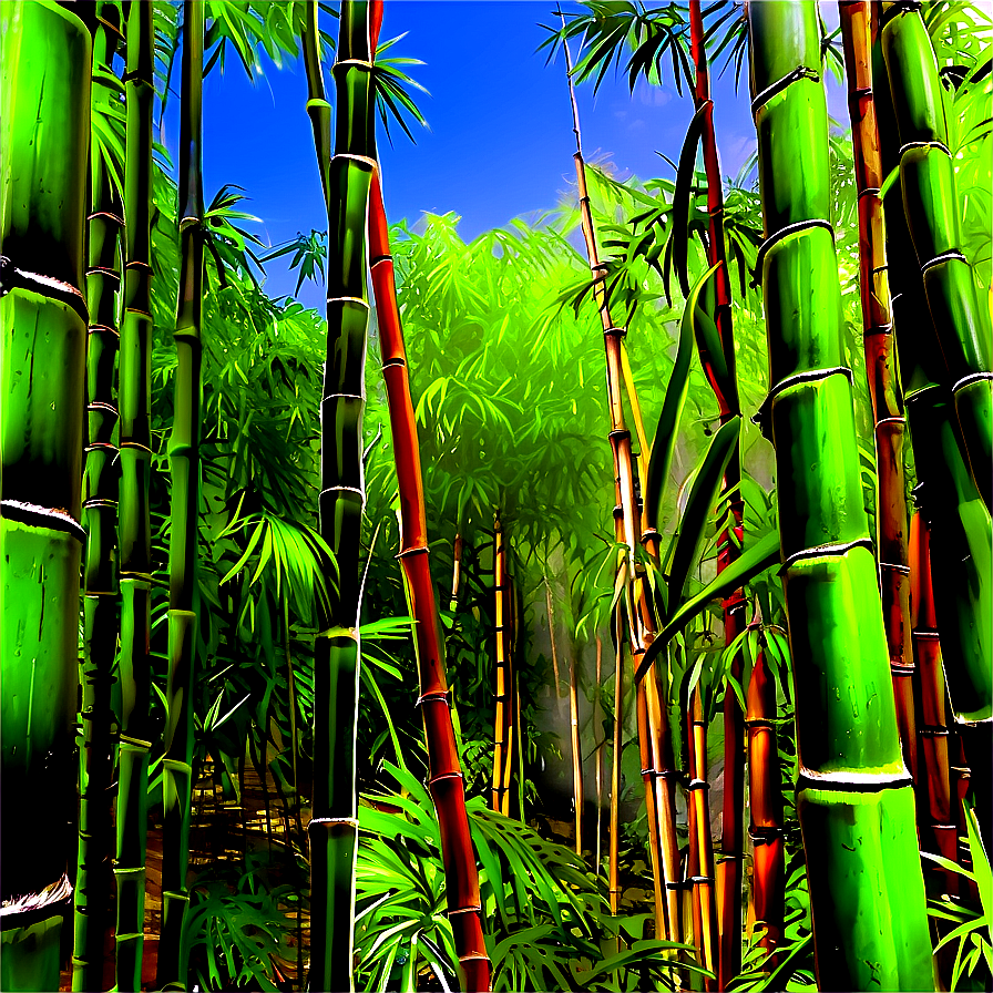 Exotic Bamboo Forest Landscape Png 06232024