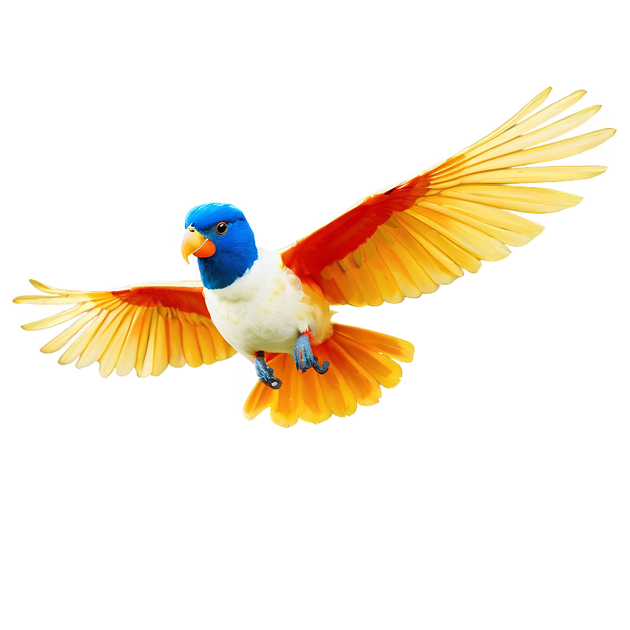 Exotic Bird Mid-flight Png Avx99