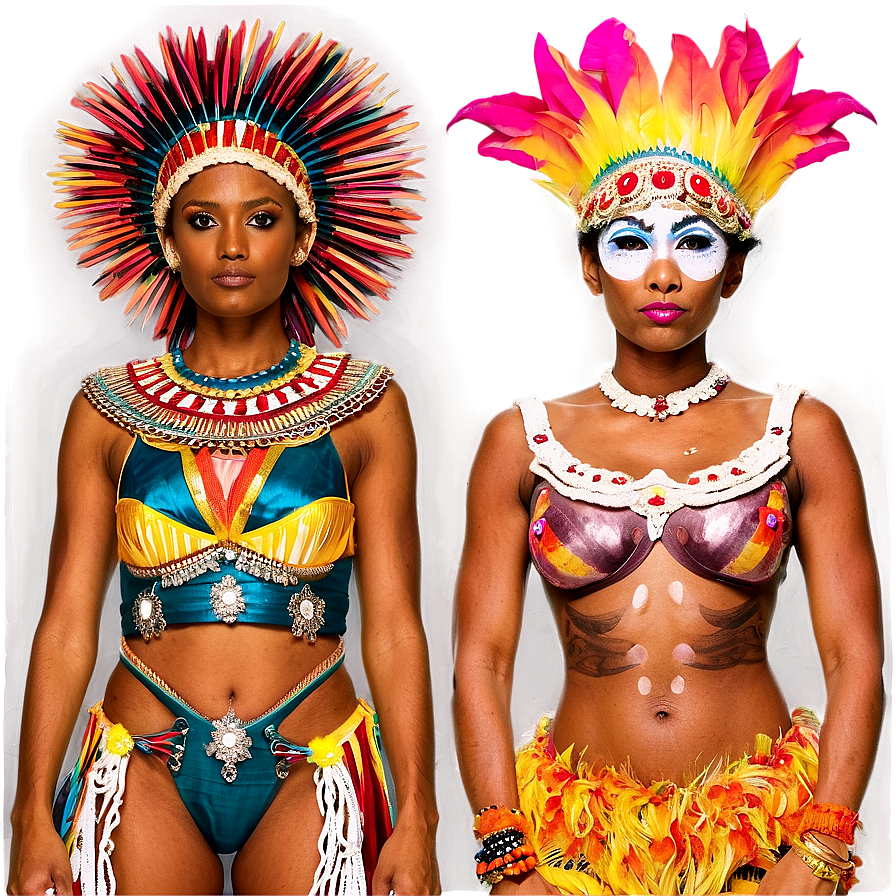 Exotic Carnival Costumes Png 06122024