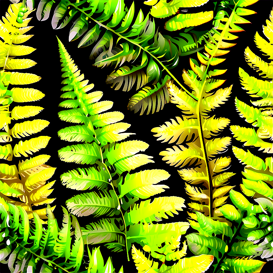 Exotic Fern Leaf Pattern Png 52