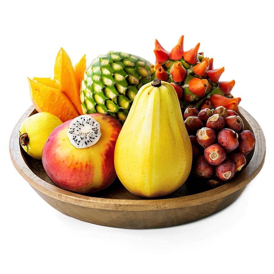 Exotic Fruit Platter Png 3