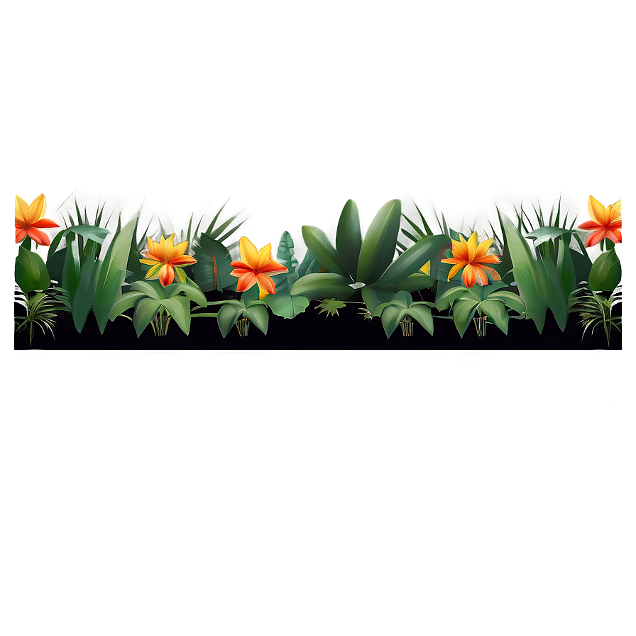 Exotic Garden Border Png Bhc74