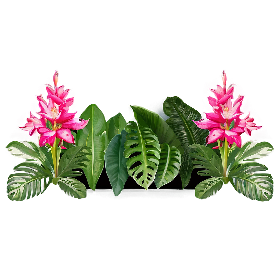 Exotic Garden Border Png Cjd