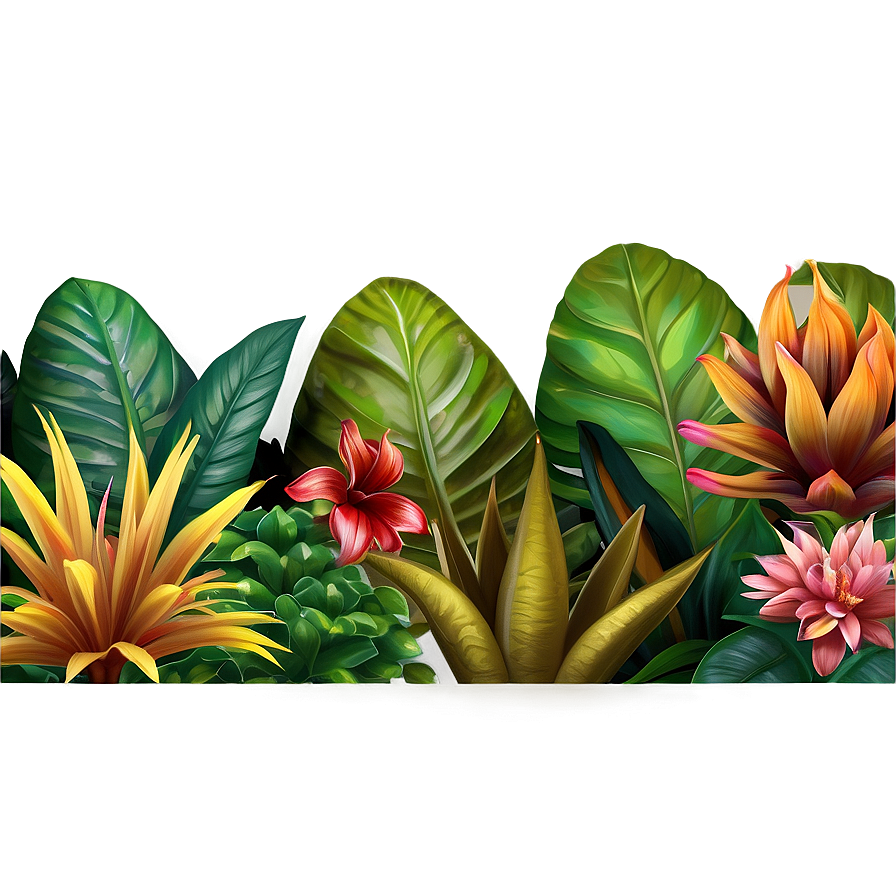 Exotic Garden Border Png Smt64