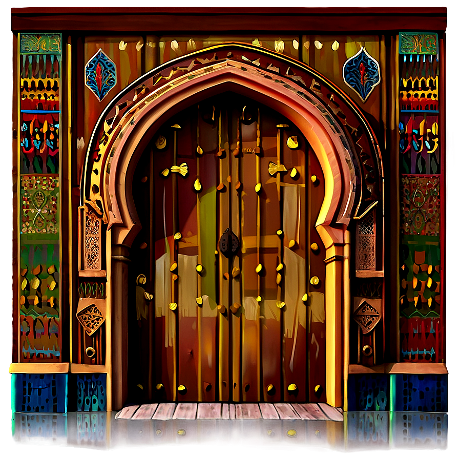 Exotic Moroccan Door Png Rbk25