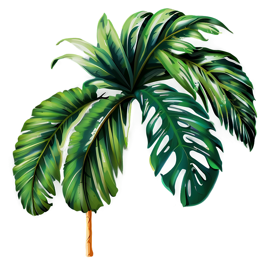 Exotic Palm Leaves Png 22