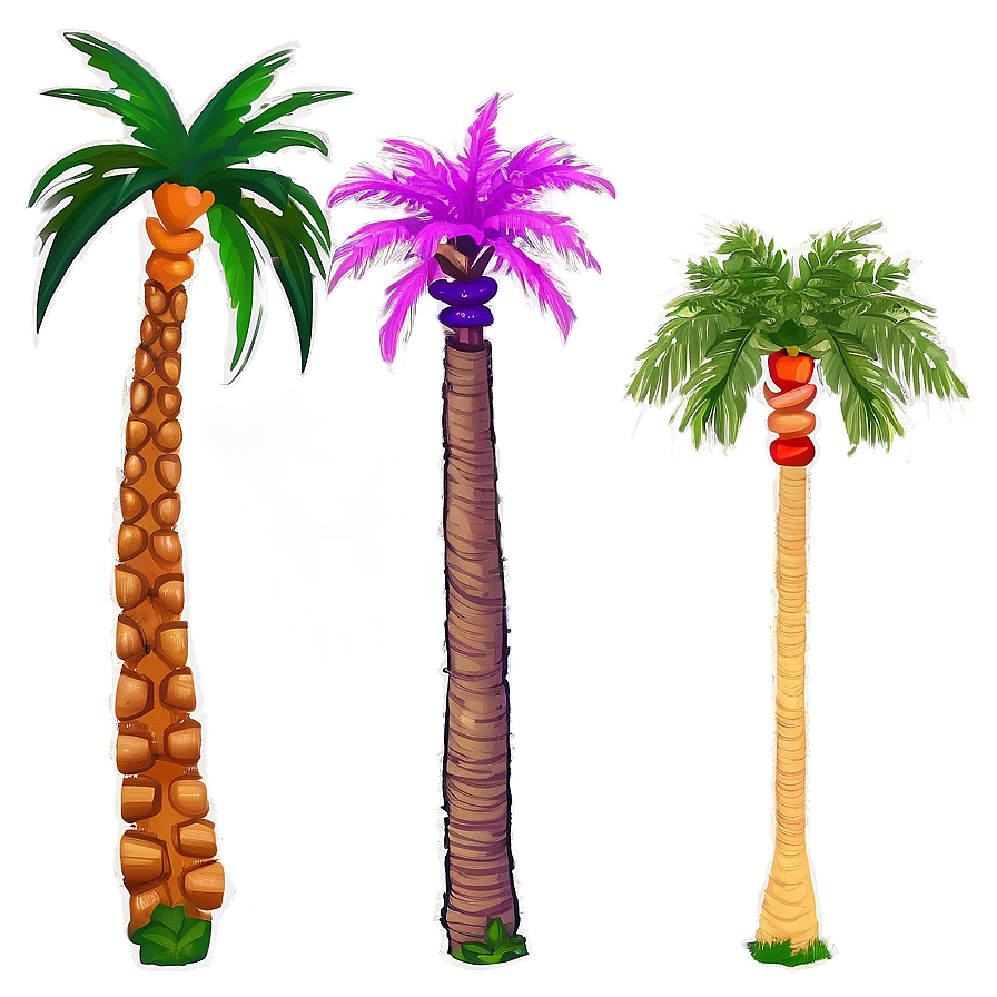 Exotic Palm Trees Png Okv