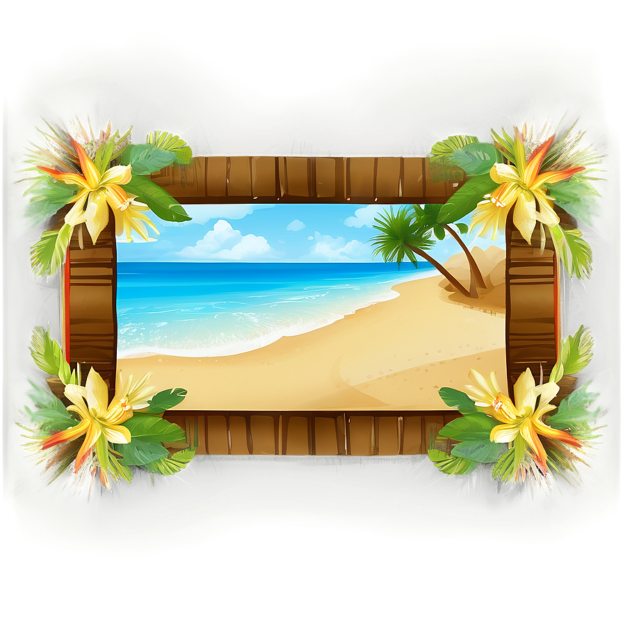 Exotic Paradise Border Png 32