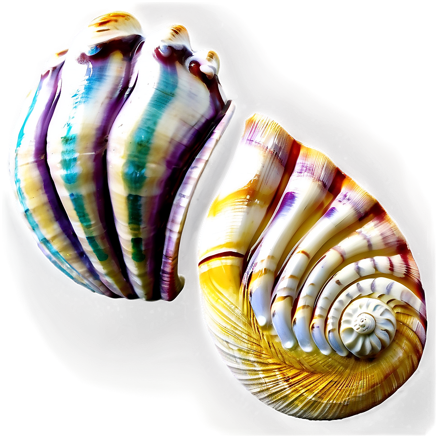 Exotic Seashells Set Png 06132024