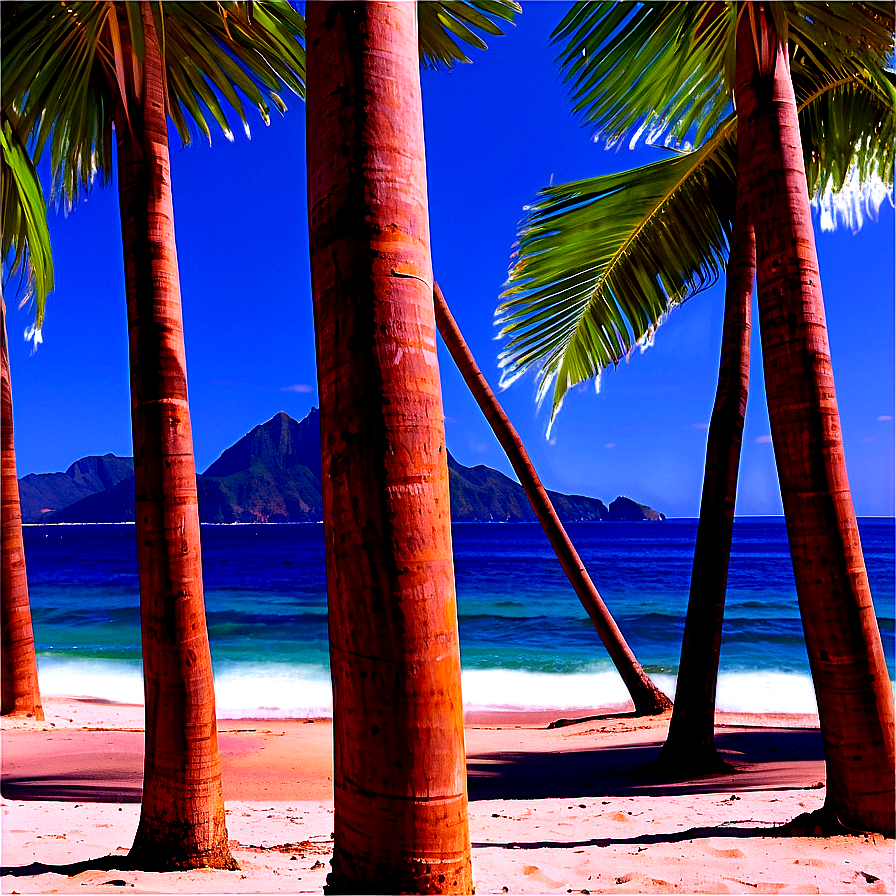 Exotic Tropical Beach Png Oby20