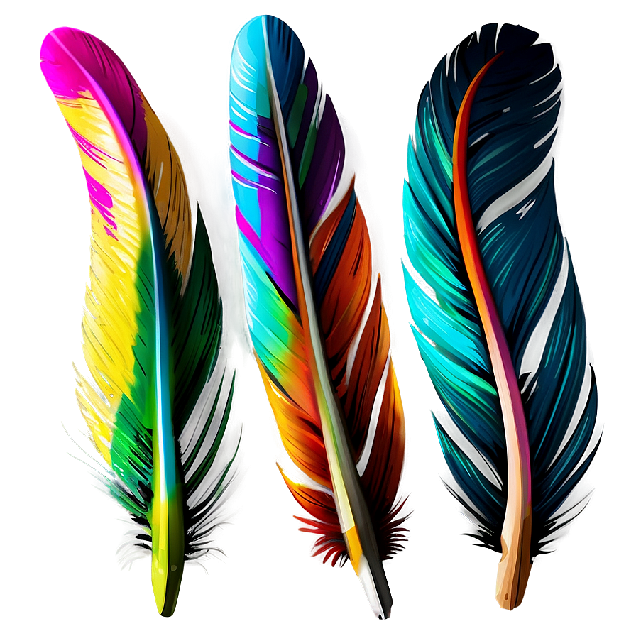 Exotic Tropical Feather PNG 05042024 PNG with transparent background