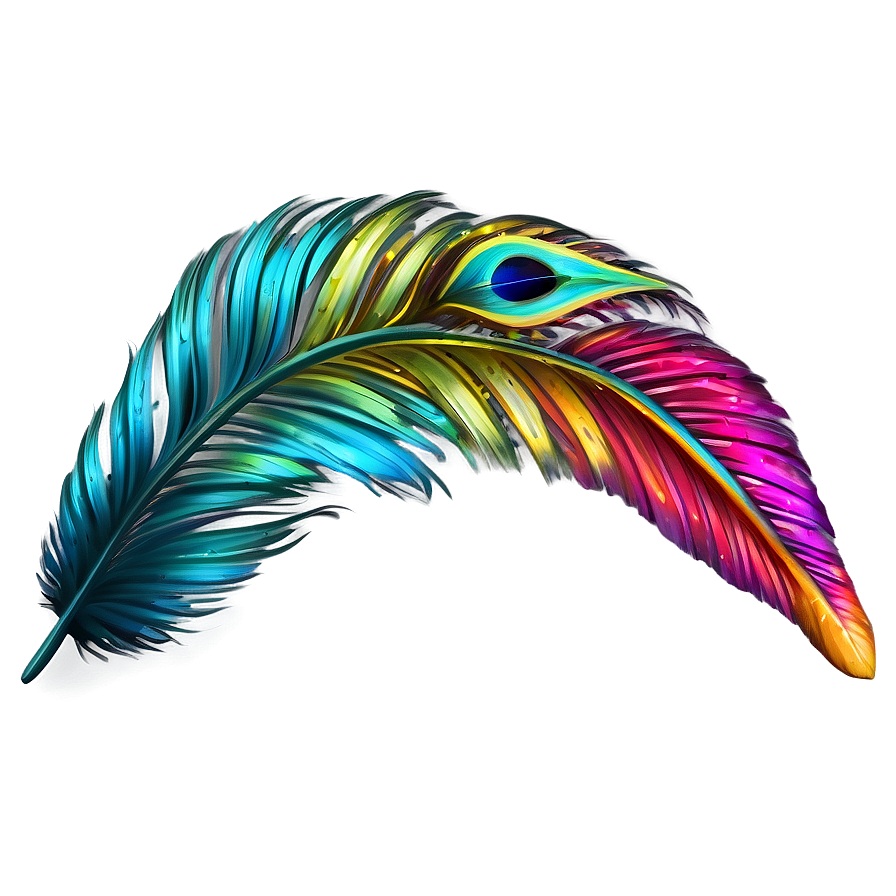 Exotic Tropical Feather PNG lix PNG with transparent background