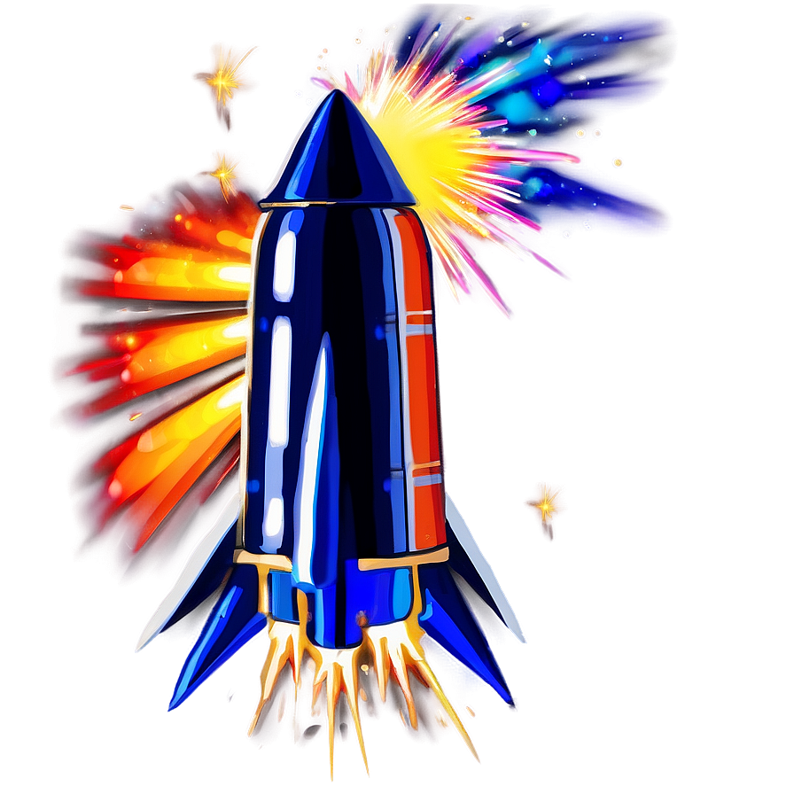 Exploding Firework Rocket PNG 06212024 PNG image with a transparent background, free high-resolution download