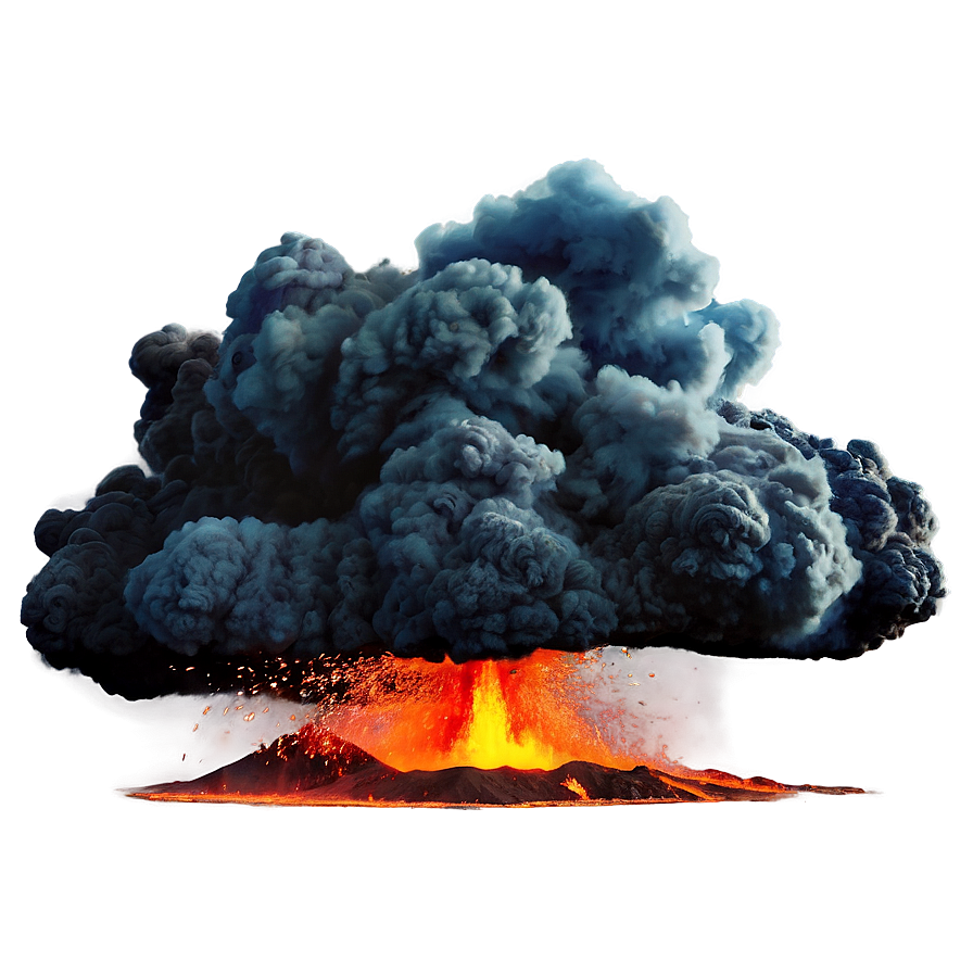 Exploding Volcano Png 30