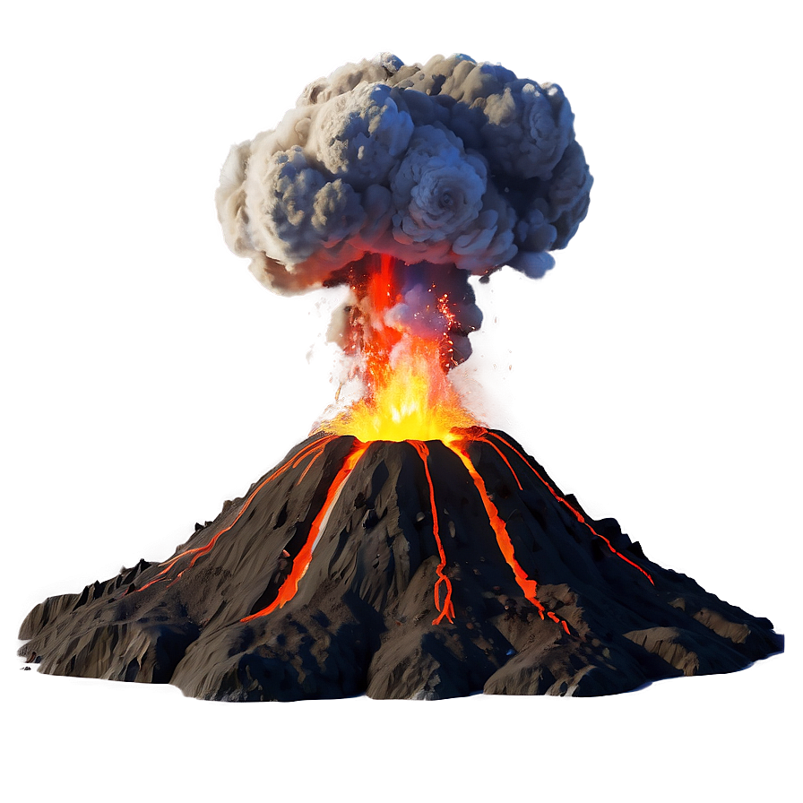 Exploding Volcano Png Dby24