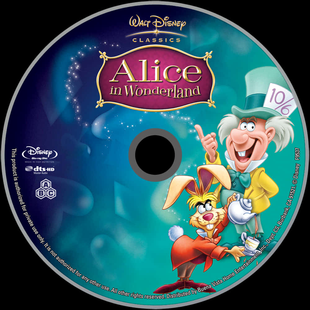 Explore More Images In The Movie Category - Alice In Wonderland Disc, HD Png Download PNG with transparent background