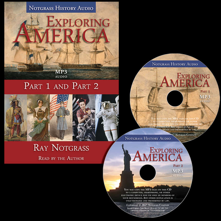 Exploring America Audio Book C D Cover