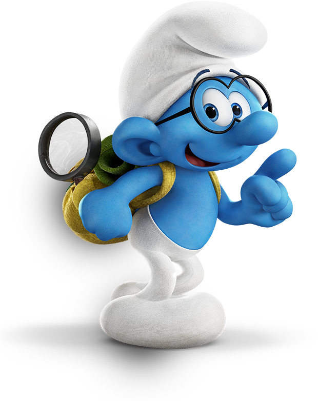 Exploring Smurf With Magnifying Glass