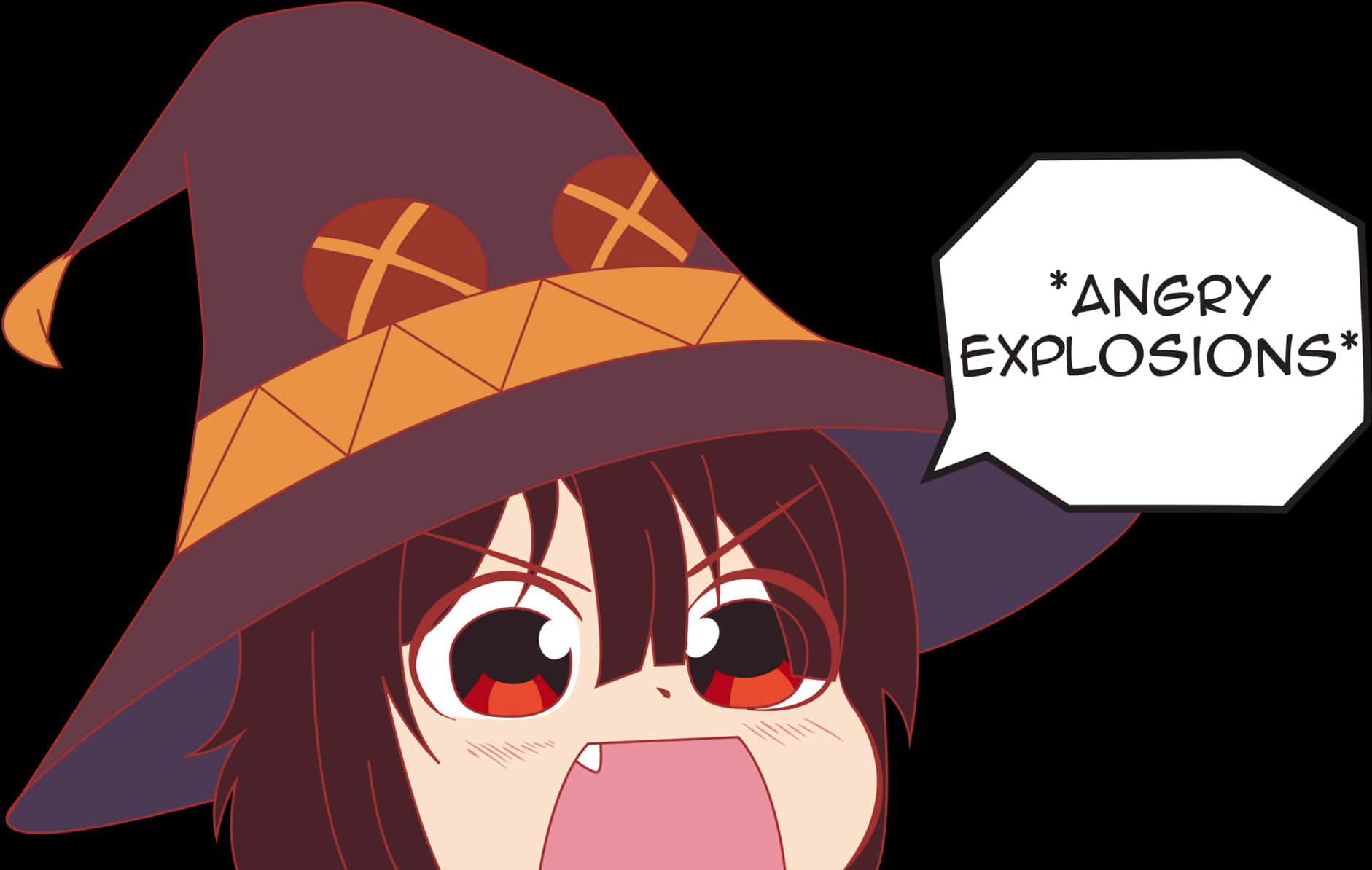 Explosion Megumin Meme, HD Png Download PNG with transparent background