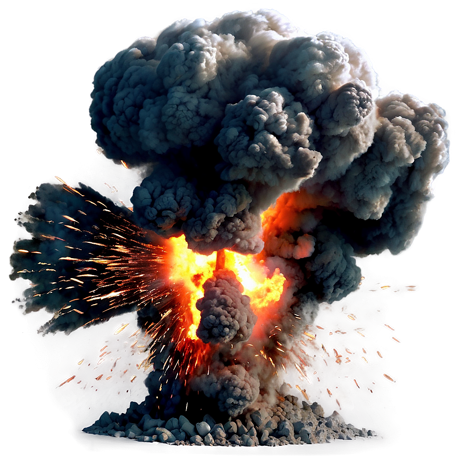 Explosion Transparent Png For Photoshop Mni11