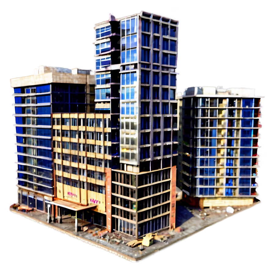 Explosive Damage Building PNG 94 PNG image with a transparent background, free high-resolution download