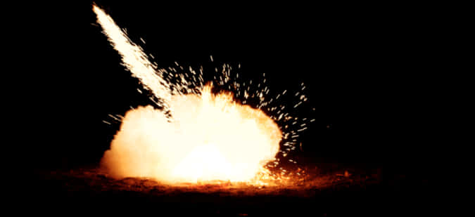 Big Explosion With Fire And Smoke - Small Explosion No Background, HD Png Download PNG image with a transparent background, free high-resolution download