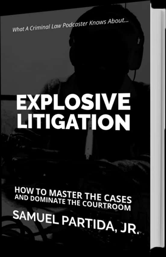 Explosive Litigation Book Cover