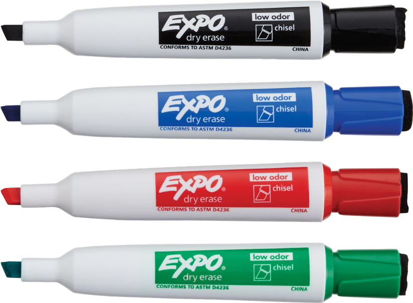 Magnetic Expo Dry Erase Markers, HD Png Download PNG image with a transparent background, free high-resolution download