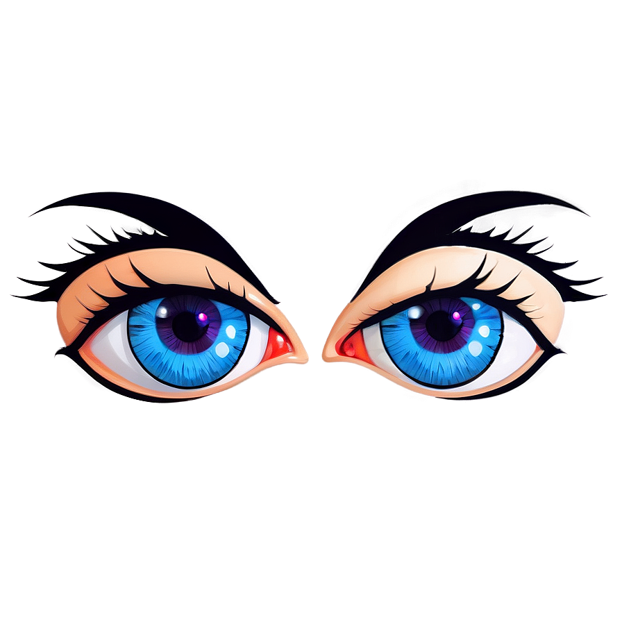 Expressive Anime Eyes PNG cnv PNG image with a transparent background, free high-resolution download