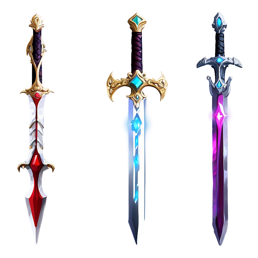 Exquisite Diamond Sword Png 05252024