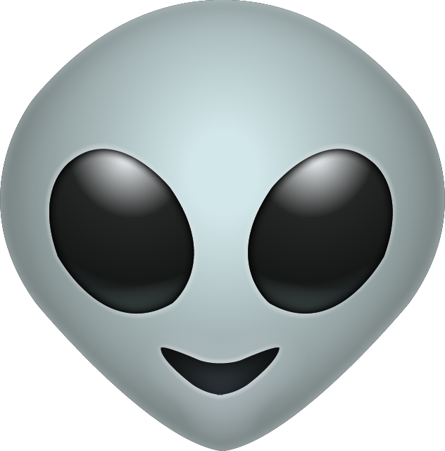 Extraterrestrial Smiley Emoji