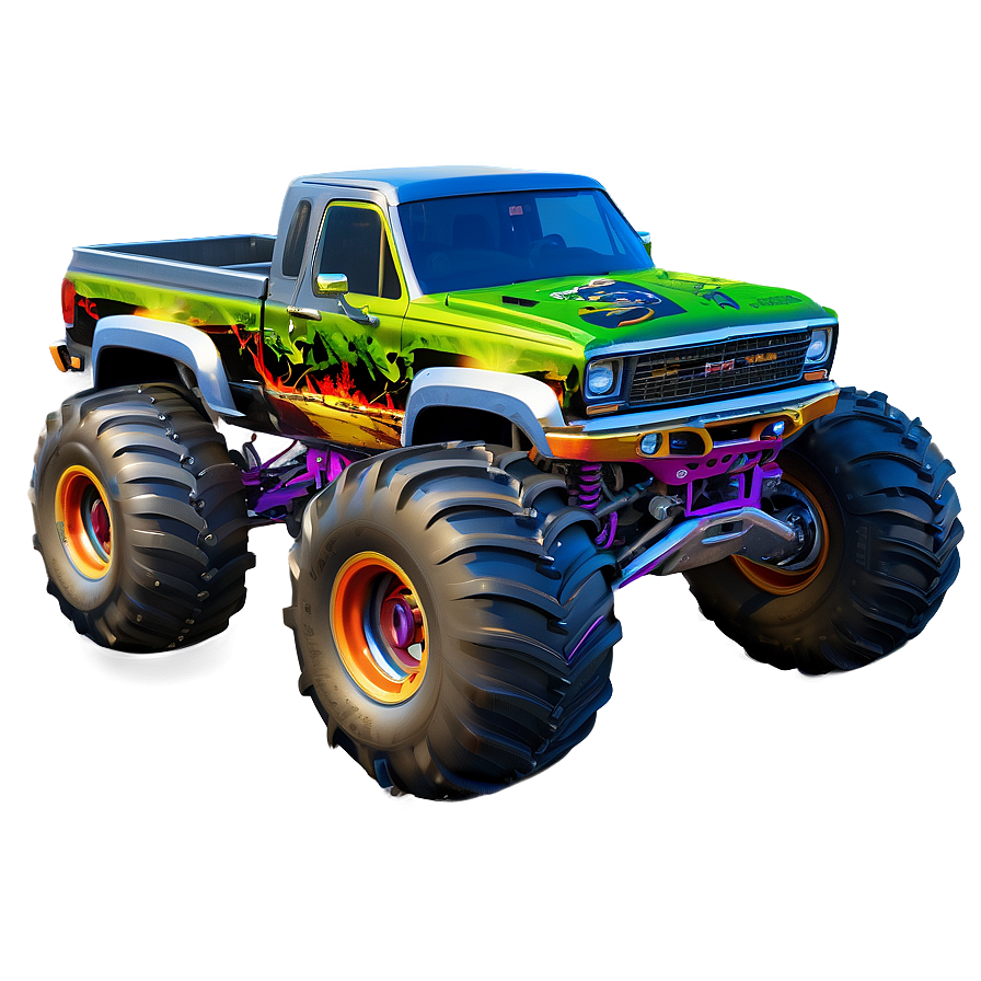 Extreme Monster Truck PNG xyp10 PNG image with a transparent background, free high-resolution download